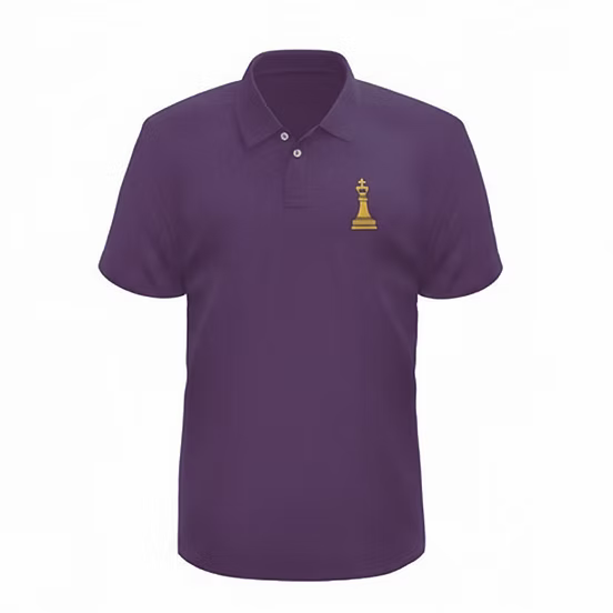 Chess Shirt in Royal Purple