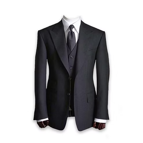 Charcoal Custom Tailored Suit