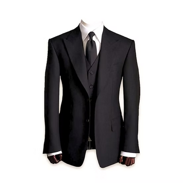 Black Custom Tailored Suit