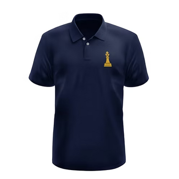 Chess Shirt in Navy Blue