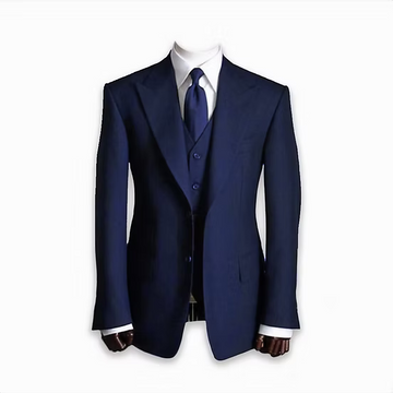 Navy Blue Custom Tailored Suit