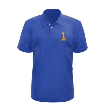 Chess Shirt in Royal Blue