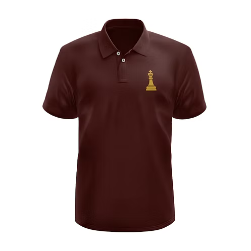 Chess Shirt in Maroon