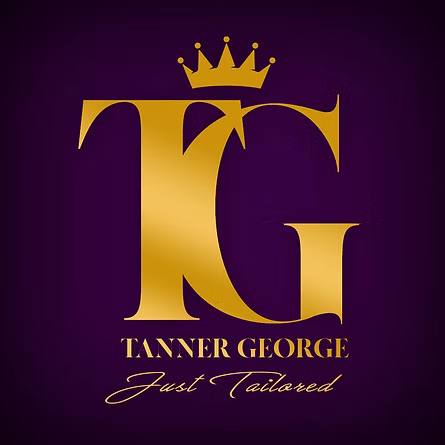 Just Tailored Solid Purple Tie with Handkerchief