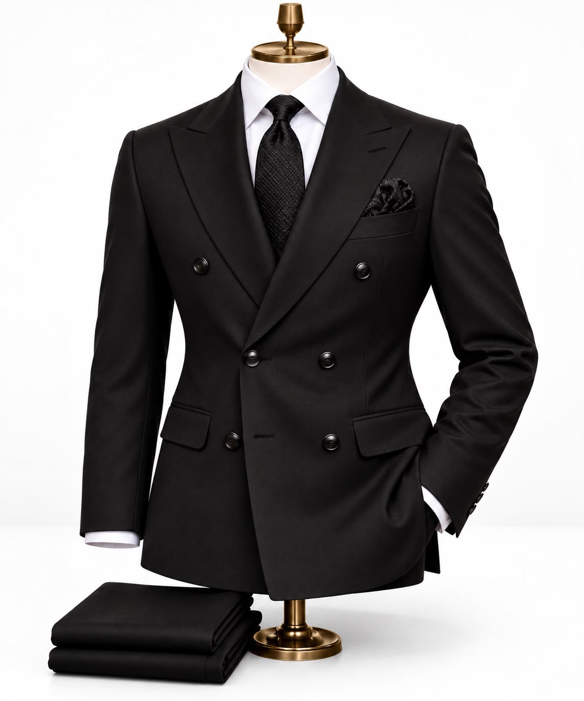 1939 Black Double Breasted Suit
