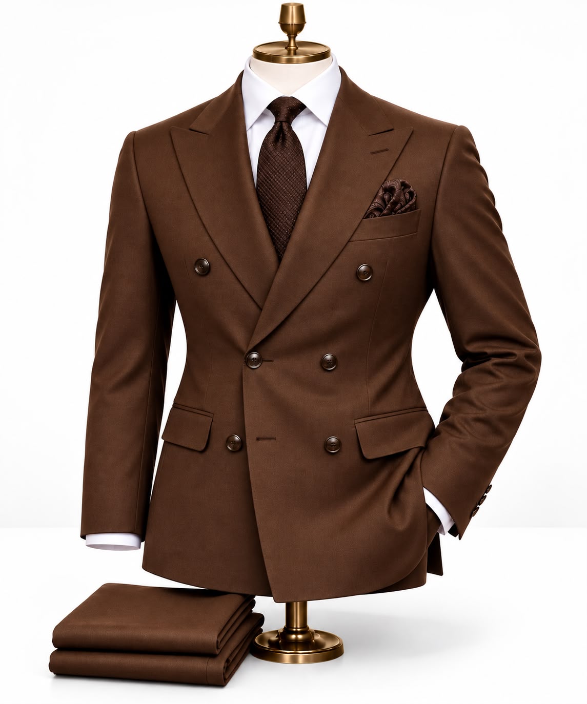 1939 Brown Double Breasted Suit