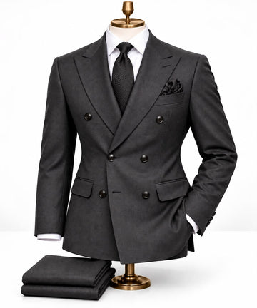 1939 Charcoal Double Breasted Suit